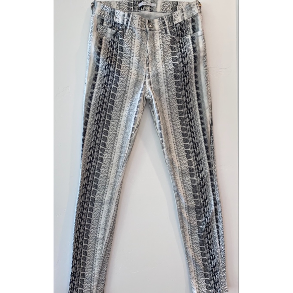 7 For All Mankind Snake-print Pants